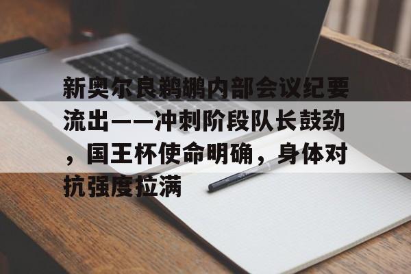 爱游戏官网-新奥尔良鹈鹕内部会议纪要流出——冲刺阶段队长鼓劲，国王杯使命明确，身体对抗强度拉满的简单介绍